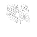 Whirlpool GFG461LVT1 control panel parts diagram