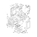 Whirlpool GFG461LVT1 chassis parts diagram