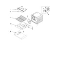 Whirlpool GSC309PVS02 internal oven parts diagram