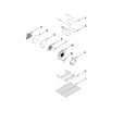 Whirlpool GGE390LXS00 internal oven parts diagram