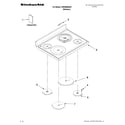 KitchenAid KIRS608BSS0 cooktop parts diagram