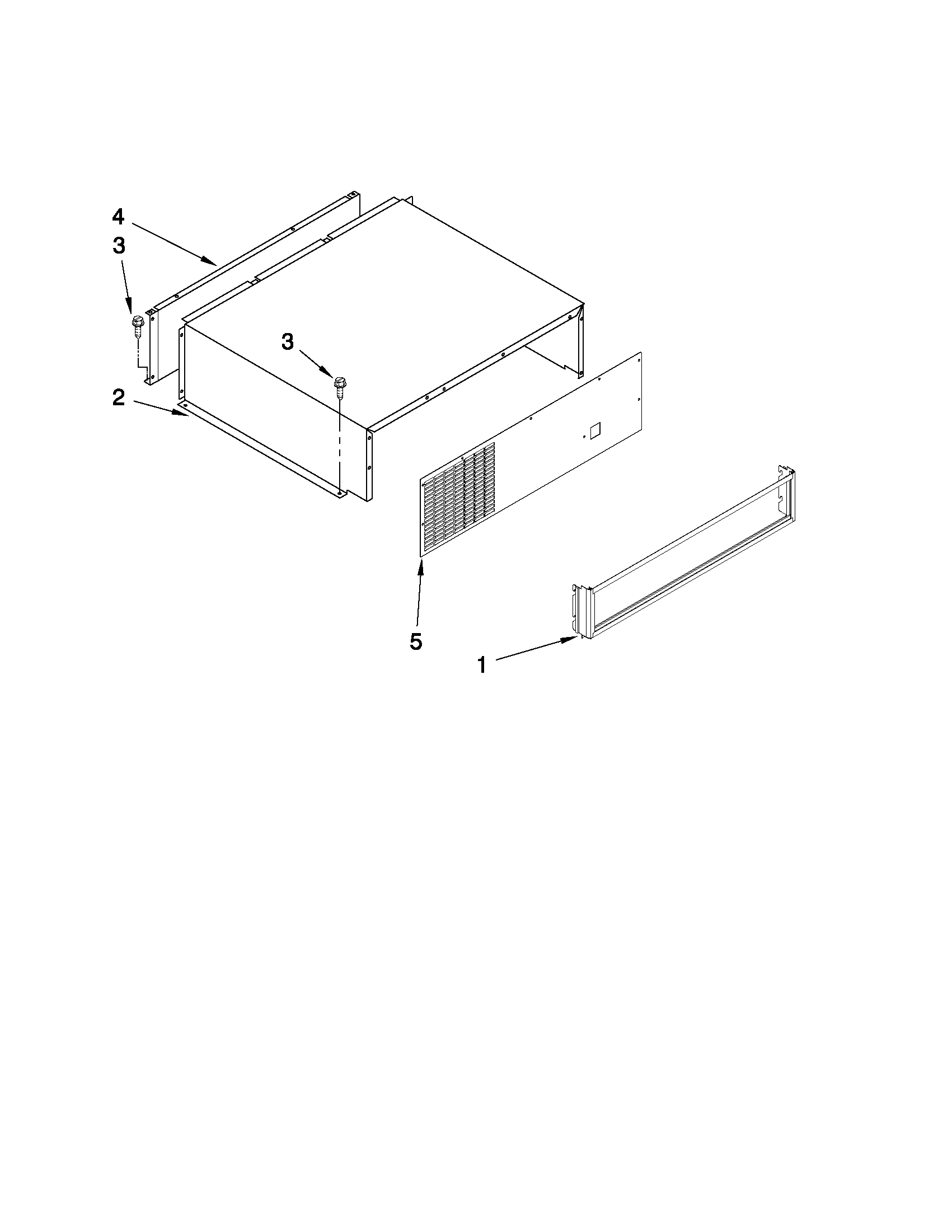KitchenAid KSSO42FTX16 top grille and unit cover parts diagram