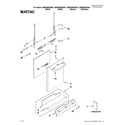 Maytag MDBH969AWQ1 door and panel parts diagram