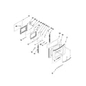 Jenn-Air JGS8850CDB01 door parts diagram
