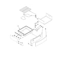 Jenn-Air JGS8850CDB01 drawer and rack parts diagram