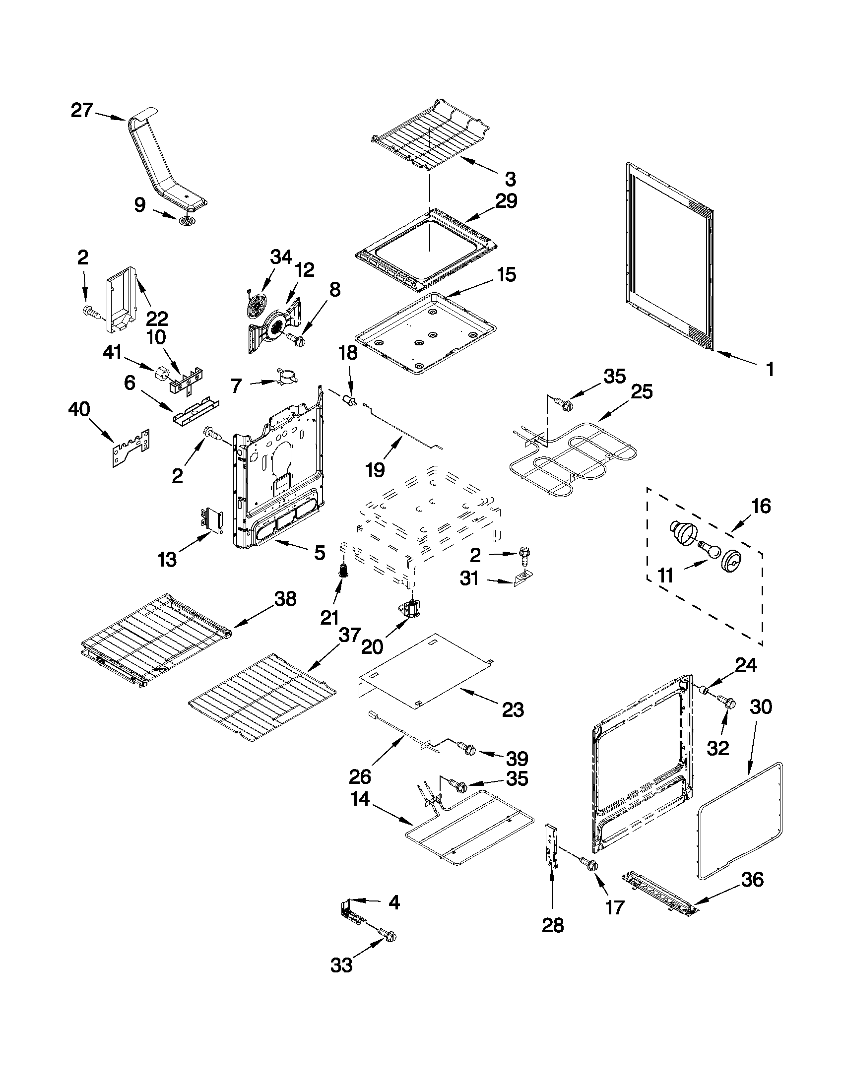 KitchenAid YKIRS608BSS0 chassis parts diagram
