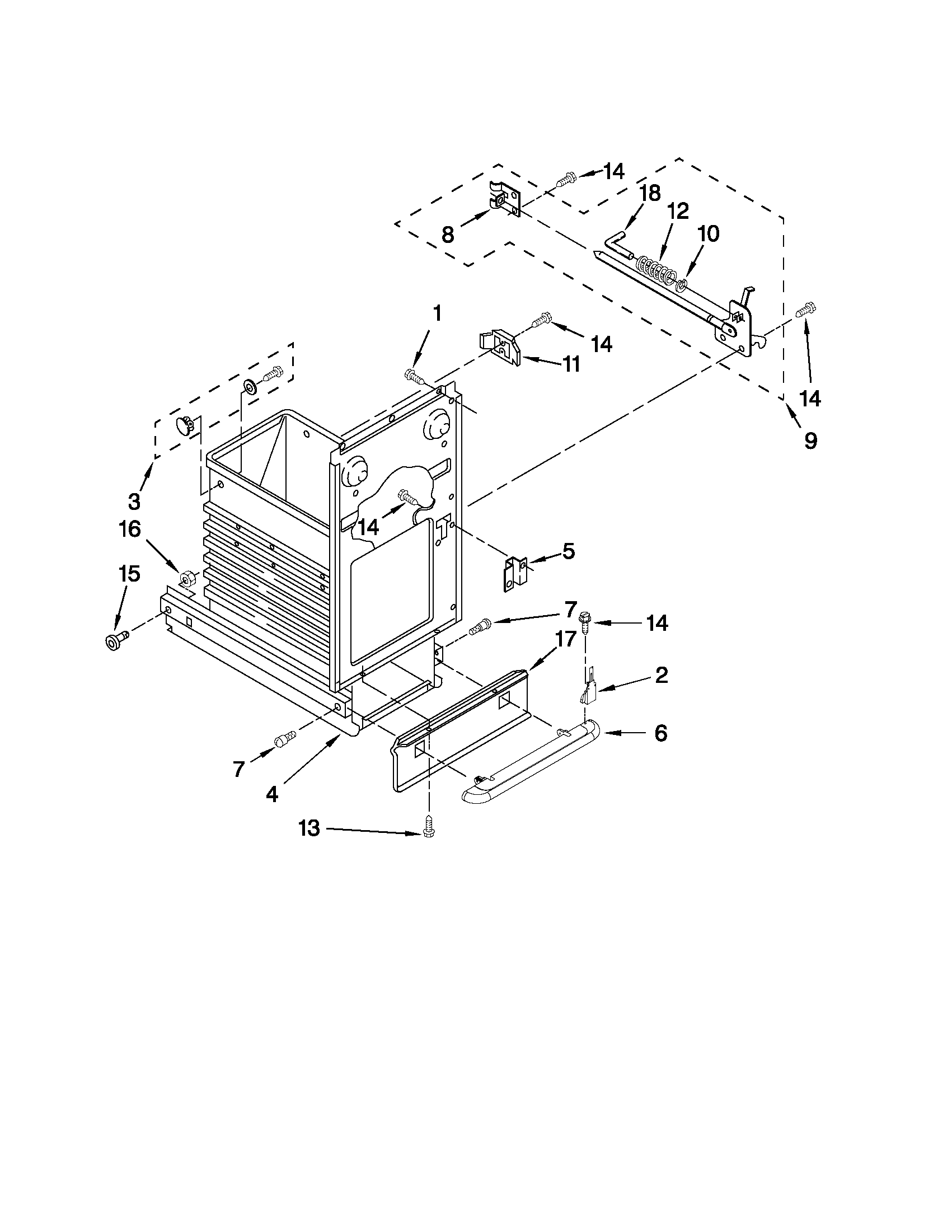 KitchenAid KUCS03FTPA3 container parts diagram