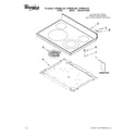 Whirlpool YWFE366LVB0 cooktop parts diagram