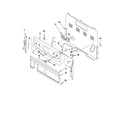 Whirlpool YWFE366LVB0 control panel parts diagram