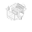 Whirlpool YWFE366LVB0 door parts diagram