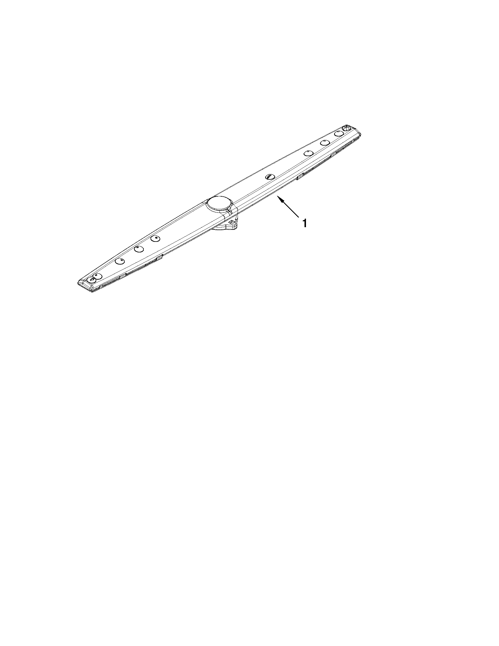 Whirlpool WDF310PCAT0 lower washarm parts diagram
