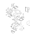 Whirlpool WFG540H0AH0 chassis parts diagram