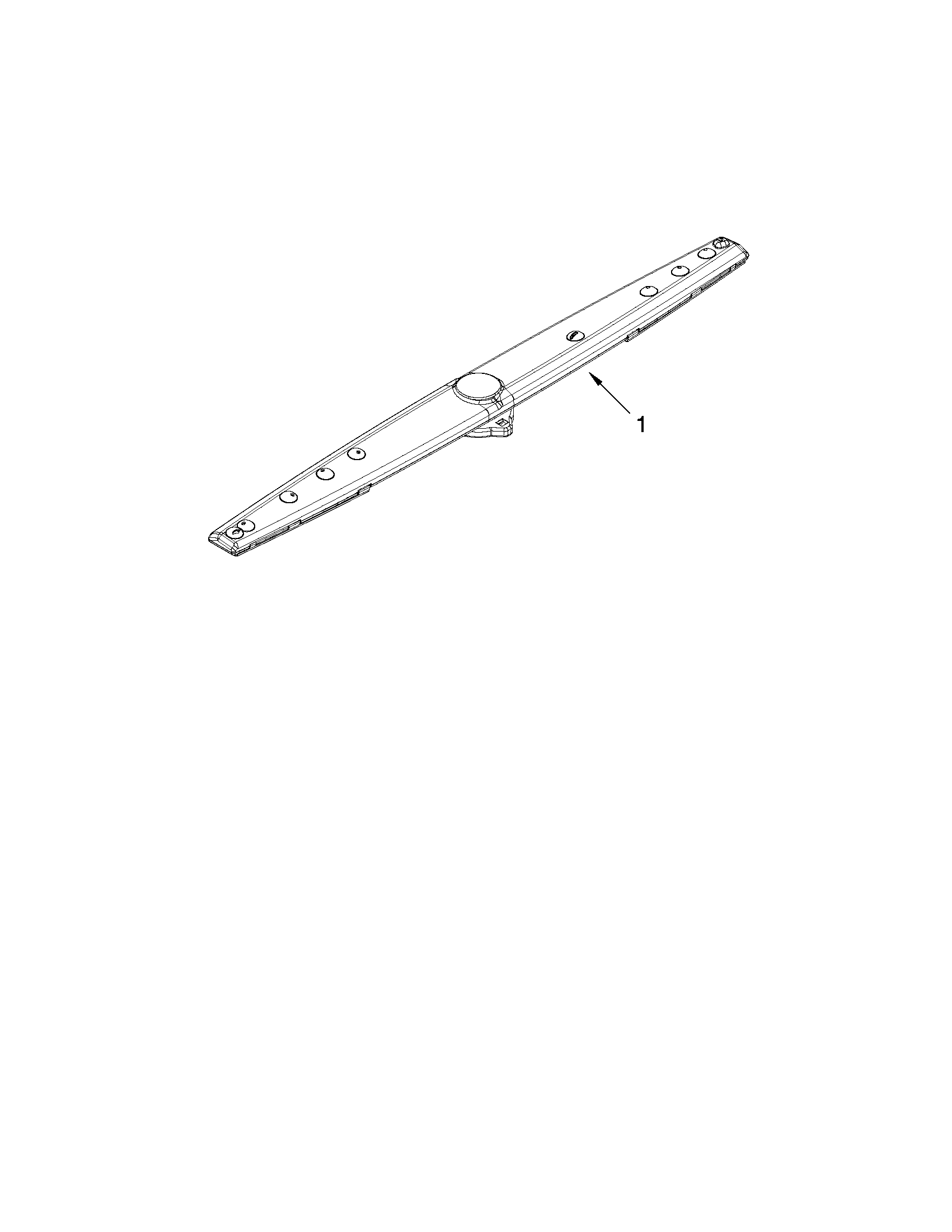 Whirlpool WDF750SAYM1 lower washarm parts diagram
