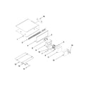 KitchenAid KEWS175BSS00 internal warming drawer parts diagram