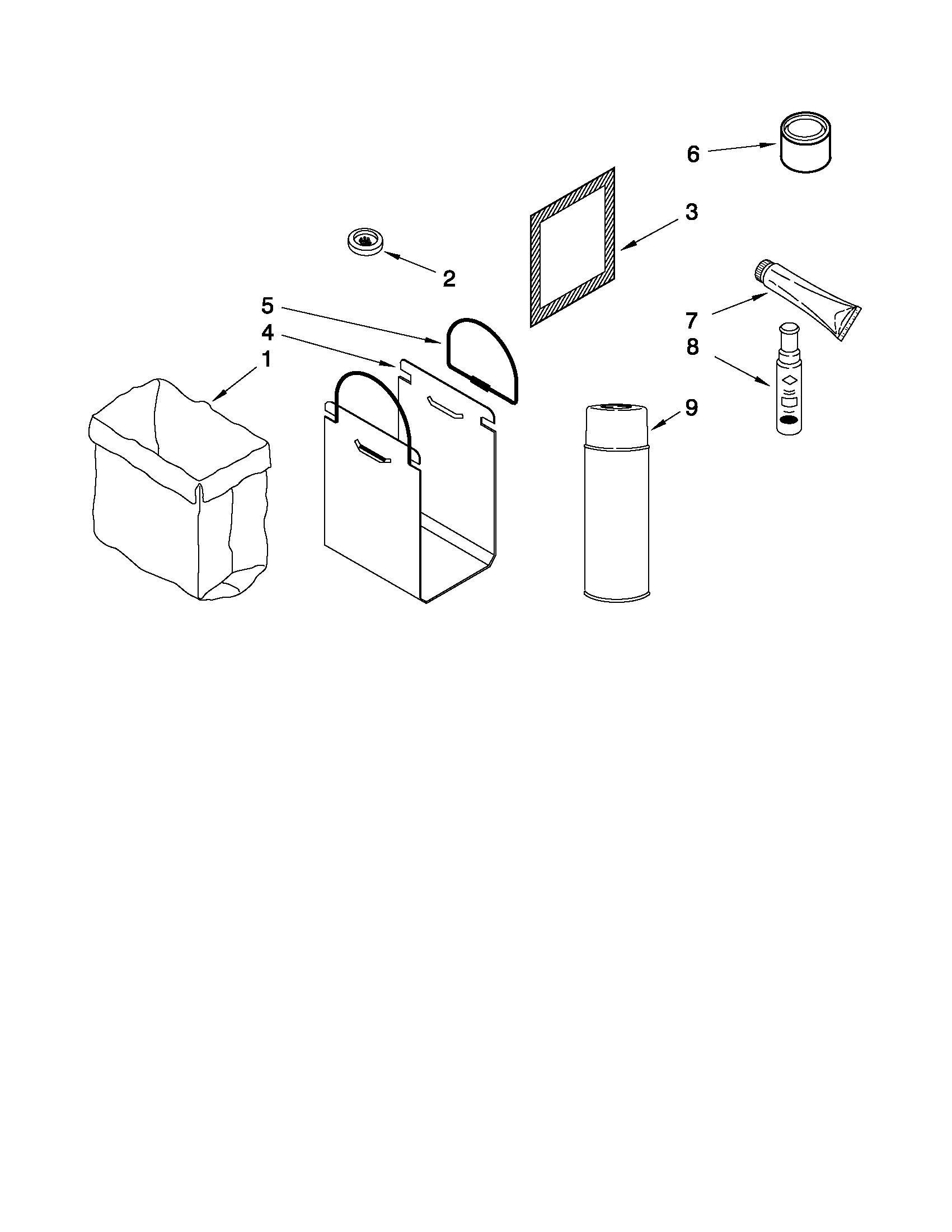 Maytag MTUC7000AWB2 accessory parts diagram