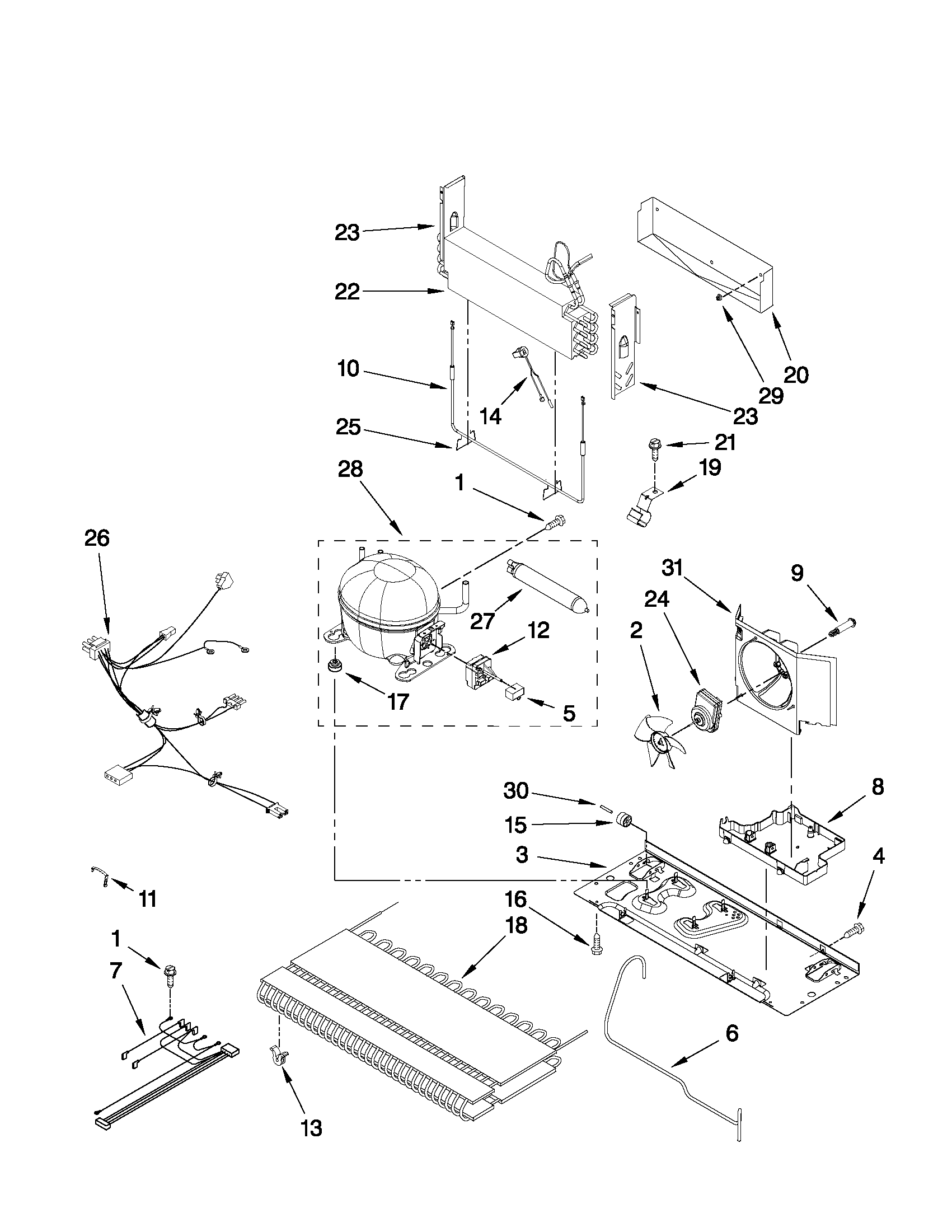 Maytag MFF2258VEA2 unit parts diagram
