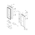 Whirlpool GX5FHDXVD01 refrigerator door parts diagram
