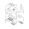 Whirlpool GX5FHDXVD01 shelf parts diagram
