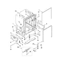 KitchenAid KUDS35FXSS8 tub and frame parts diagram