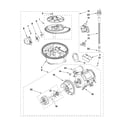 KitchenAid KUDS35FXSS8 pump and motor parts diagram