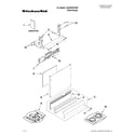 KitchenAid KUDS30FXPA8 door and panel parts diagram