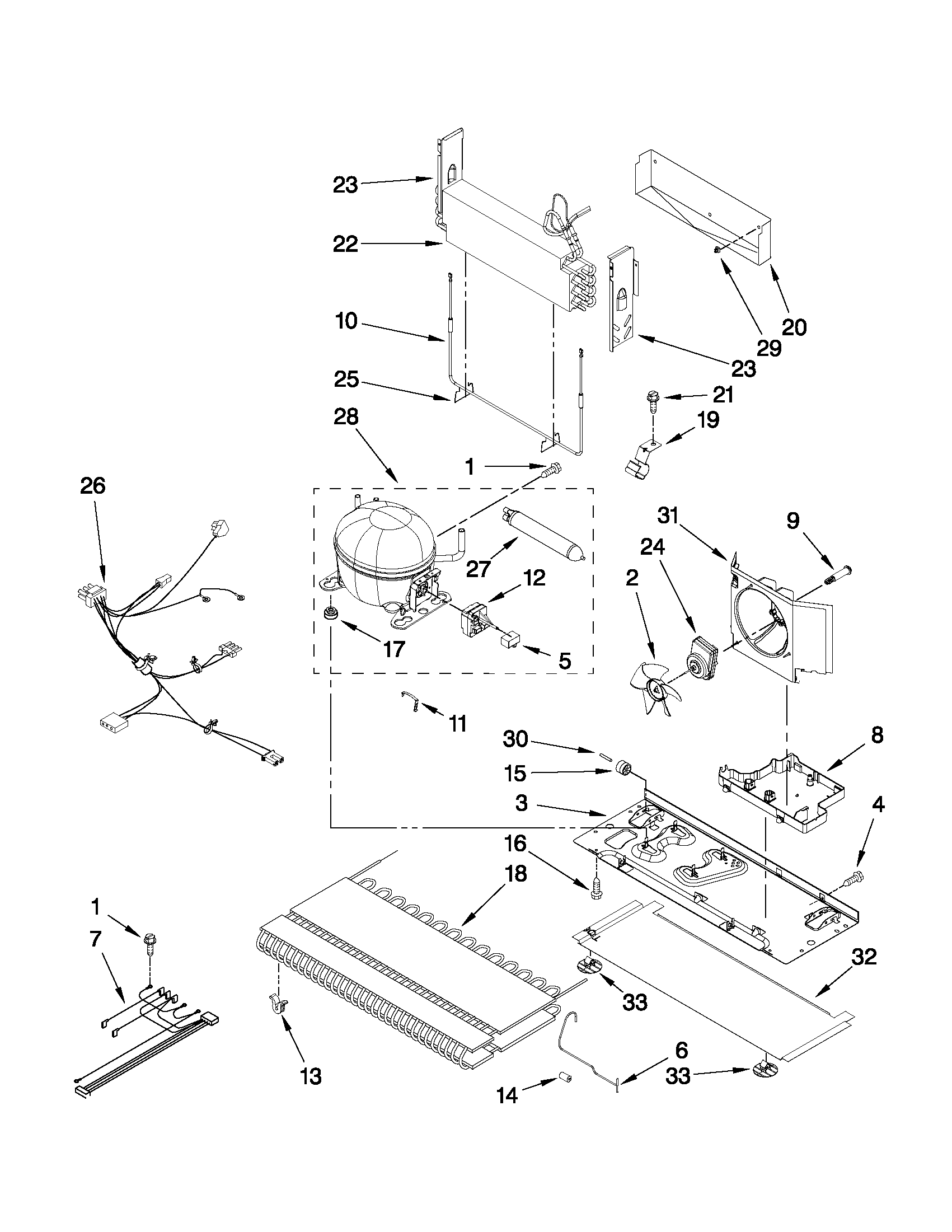 Maytag MFF2558VEM5 unit parts diagram