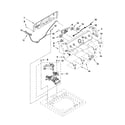 Maytag MVWC350AW1 controls and water inlet parts diagram