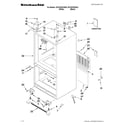 KitchenAid KFCS22EVBL5 cabinet parts diagram