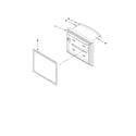 KitchenAid KFCS22EVBL5 freezer door parts diagram