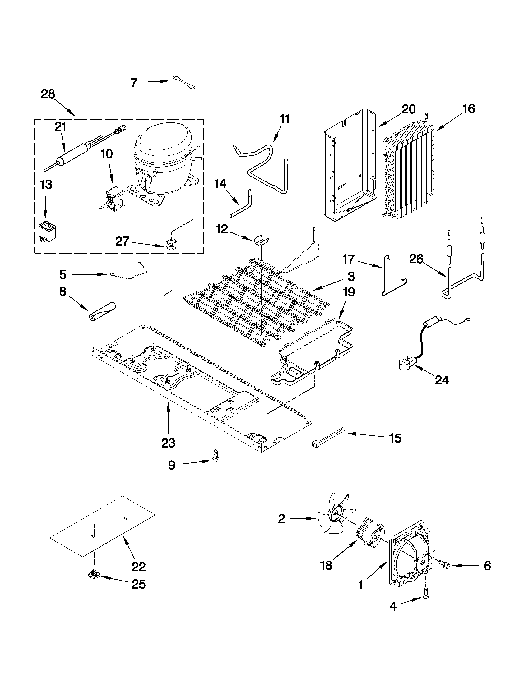 Ikea 6ISC21N4AD00 unit parts diagram