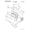 KitchenAid KEBS109BSP00 oven parts diagram