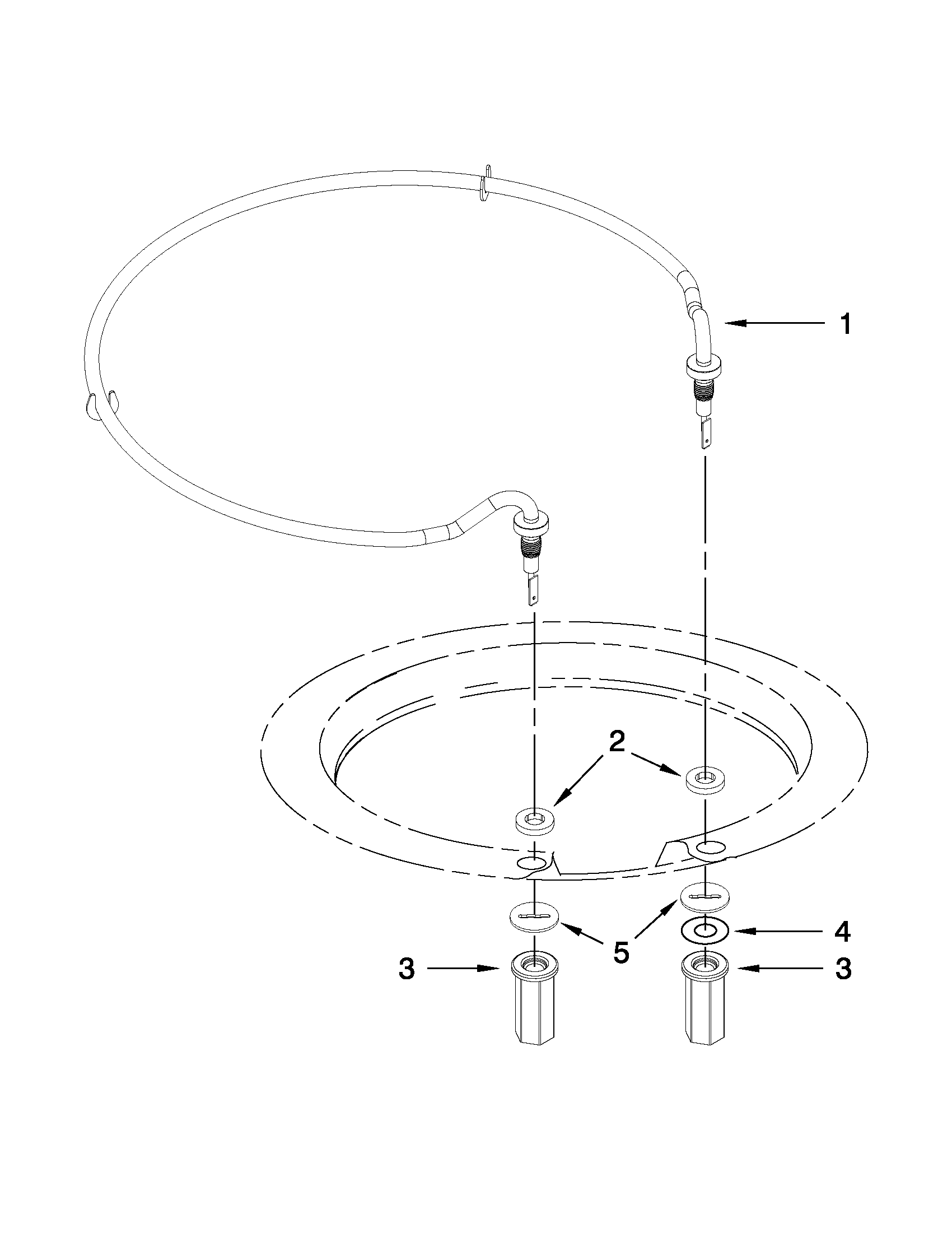 KitchenAid KUDS35FBBL0 heater parts diagram