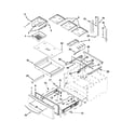 Whirlpool GZ25FSRXYY7 shelf parts diagram