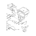 Whirlpool GZ25FSRXYY7 freezer liner parts diagram
