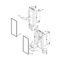 Whirlpool 5GI6FARAF000 refrigerator door parts diagram
