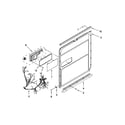 KitchenAid KUDS30IBSS1 inner door parts diagram
