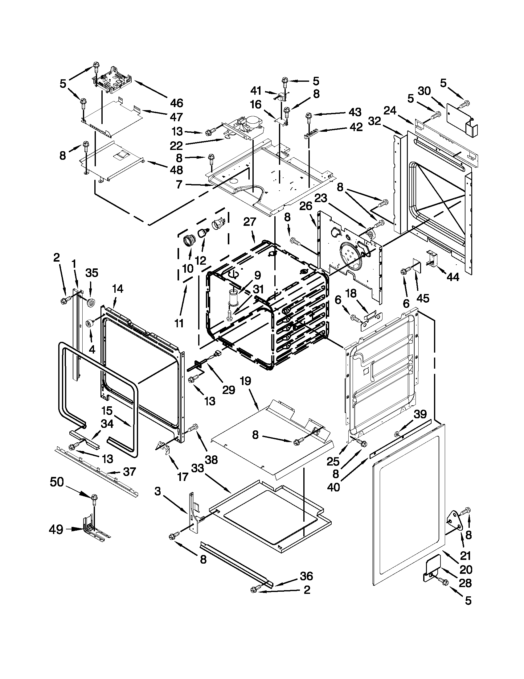 KitchenAid YKERS807SP04 oven parts diagram