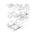 Maytag 5VMFX257AA00 shelf parts diagram