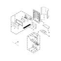 Maytag 5VMFX257AA00 dispenser front parts diagram