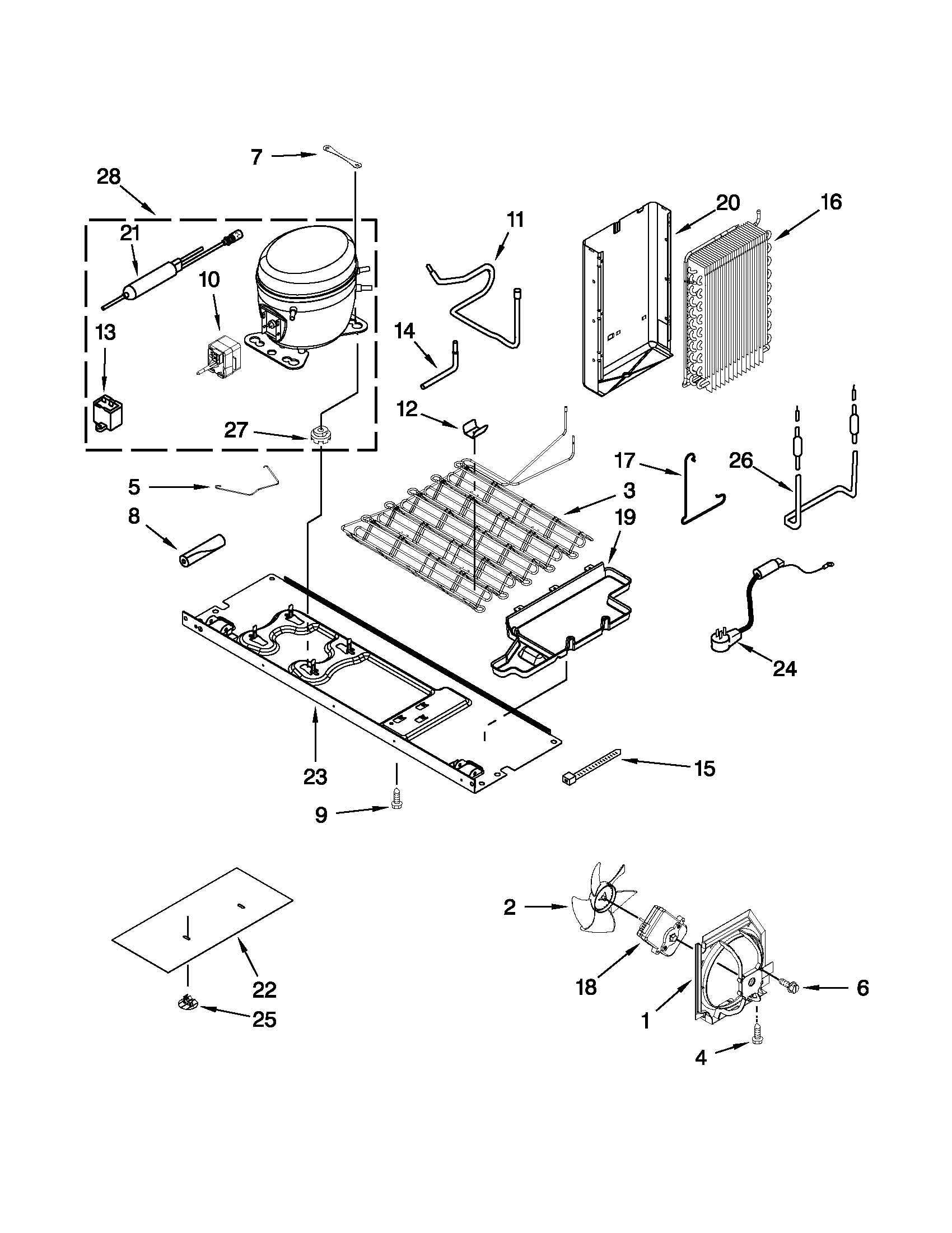Ikea 6ISC21N4AF00 unit parts diagram