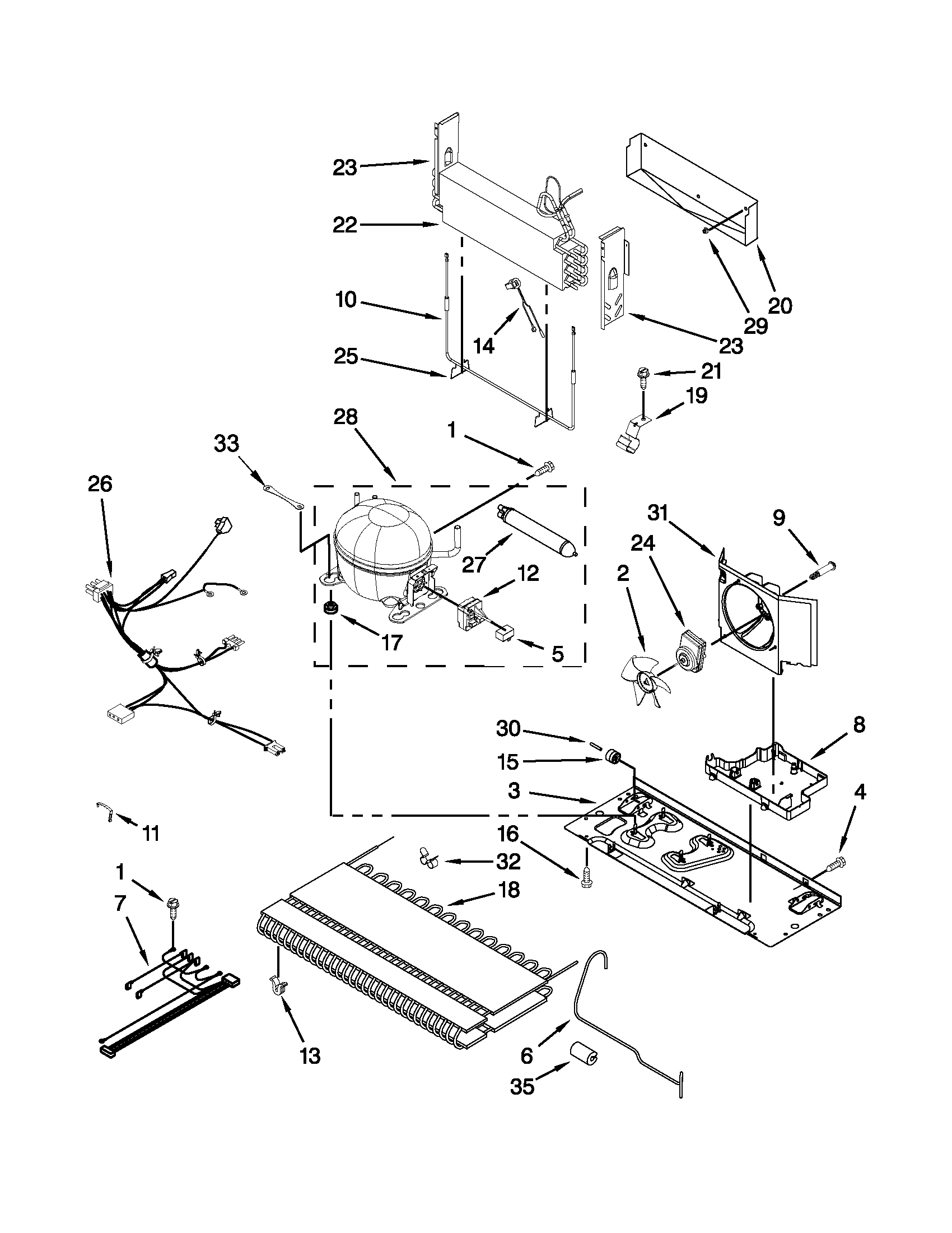Maytag MFI2269VEB8 unit parts diagram