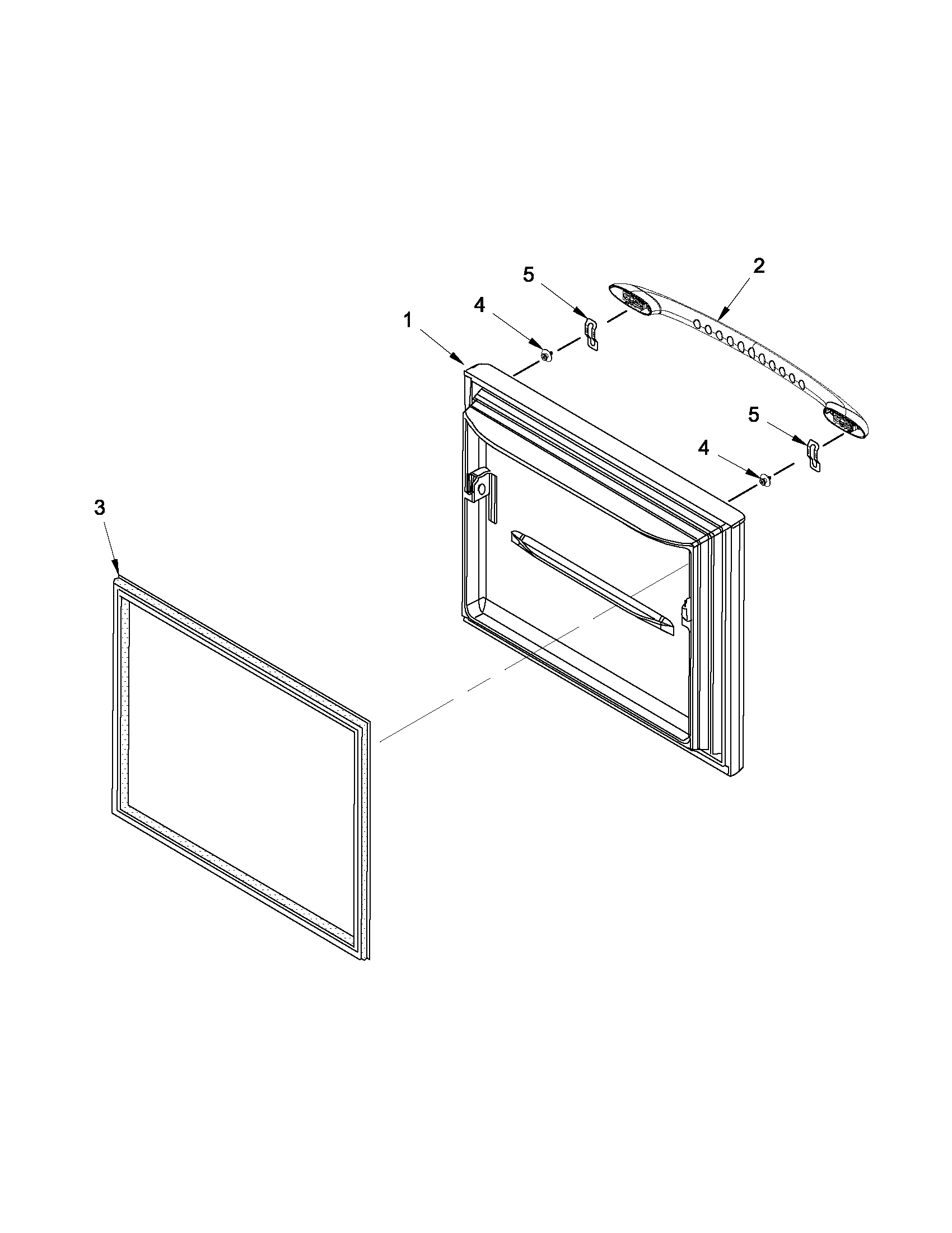 Maytag MBL2258XES5 freezer door diagram