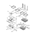 Maytag MBR2258XES5 shelf parts diagram
