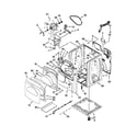 Whirlpool WGD8800YC1 cabinet parts diagram