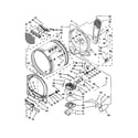 Whirlpool WGD8800YC1 bulkhead parts diagram