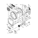 Maytag MLG20PDBGW1 bulkhead and blower parts diagram