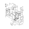 Maytag MLG20PDBGW1 washer cabinet parts diagram