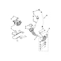 Maytag MLG20PDBGW1 pump and motor parts diagram
