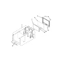 Whirlpool WOD51EC7AB01 lower oven door diagram