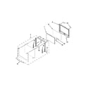 Whirlpool WOD51EC7AB01 upper oven door diagram